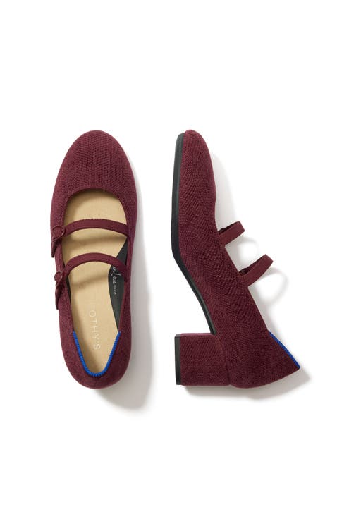 The ReVelvet Double Buckle Mary Jane Heel