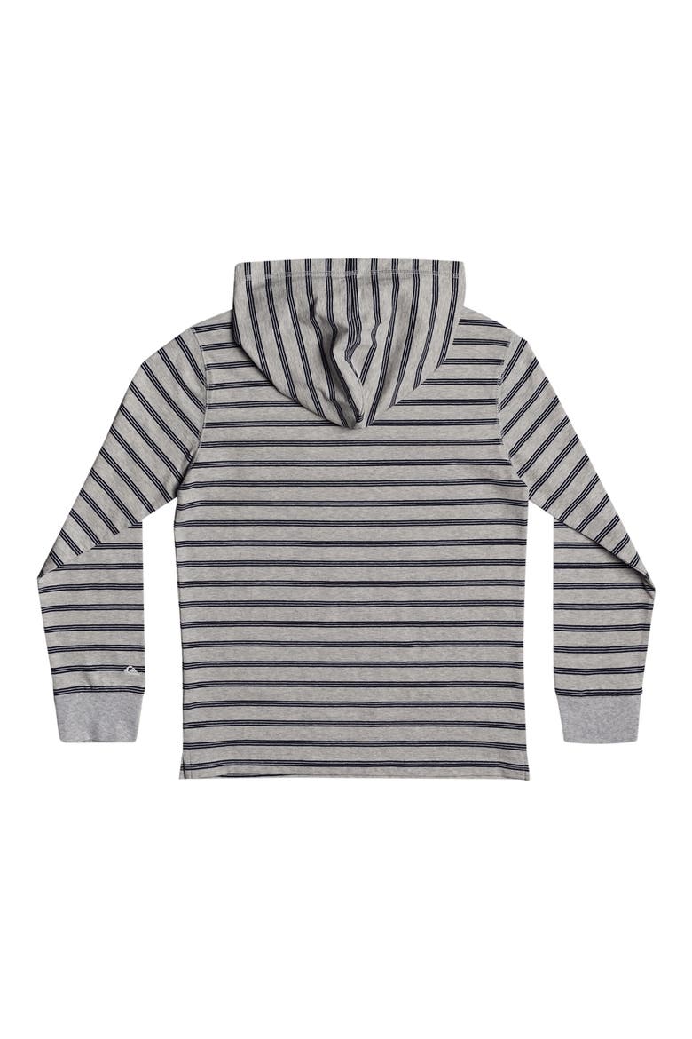 Zermet Stripe Cotton Hoodie, Alternate, color, LIGHT GREY HEATHER