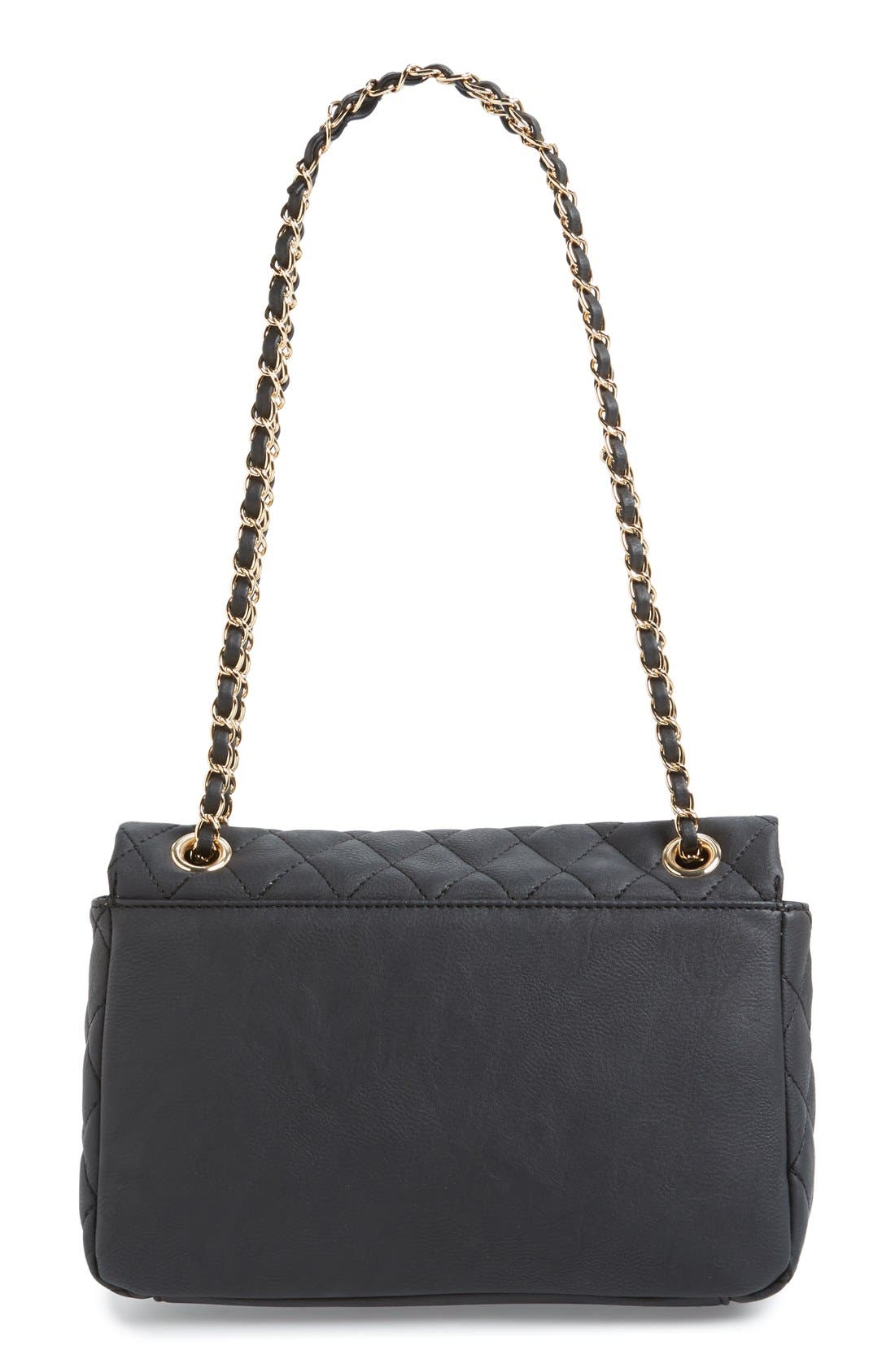 BP. Quilted Faux Leather Crossbody Bag, Alternate, color, 