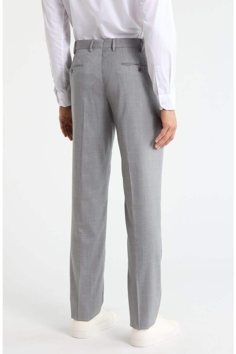 Parker Platinum Super 130's Gabardine Dress Pants, Alternate, color, LIGHT GREY