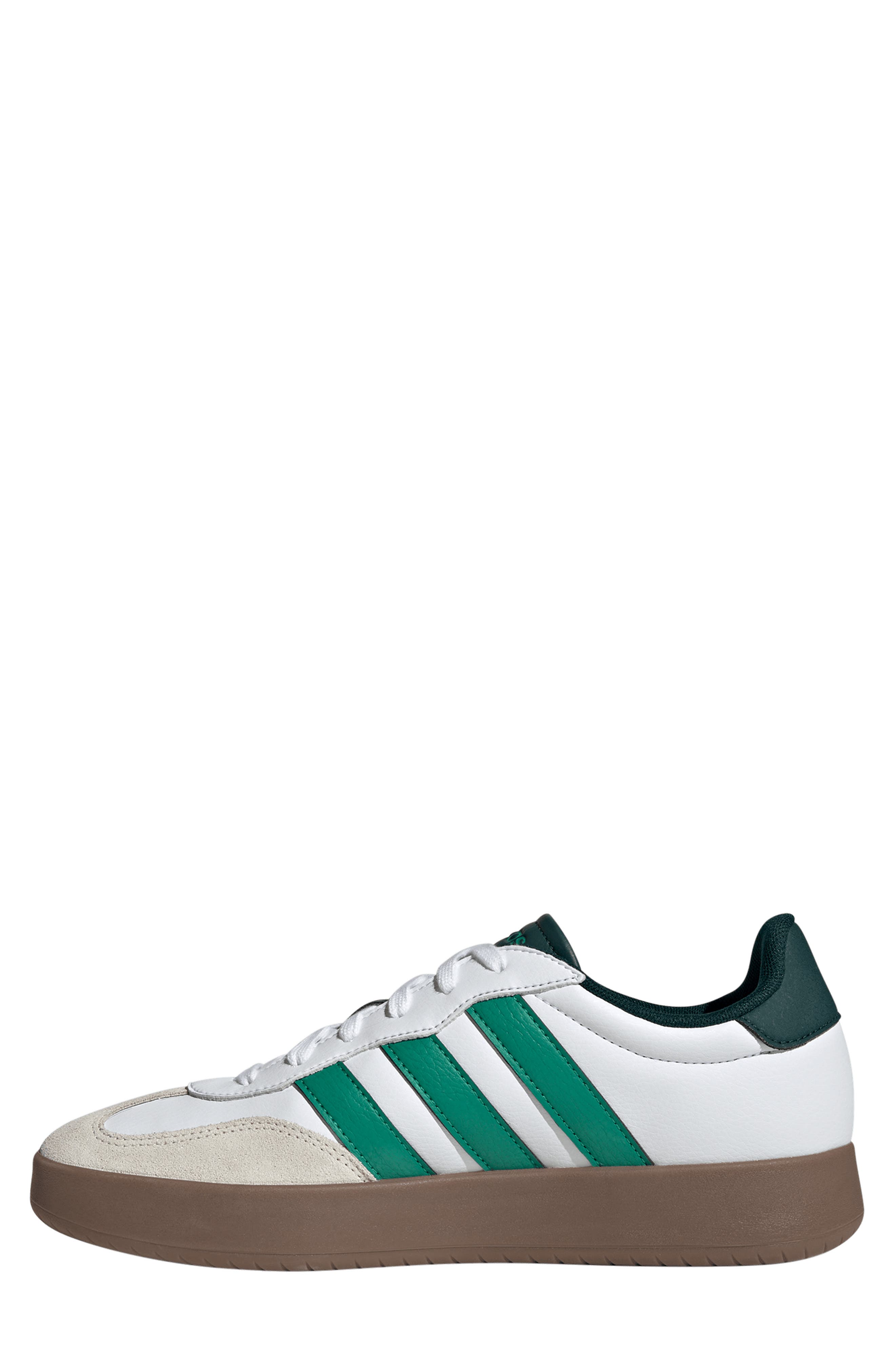 adidas Barreda Low Lace Sneaker, Alternate, color, White/ Green/ Aurora Ivy