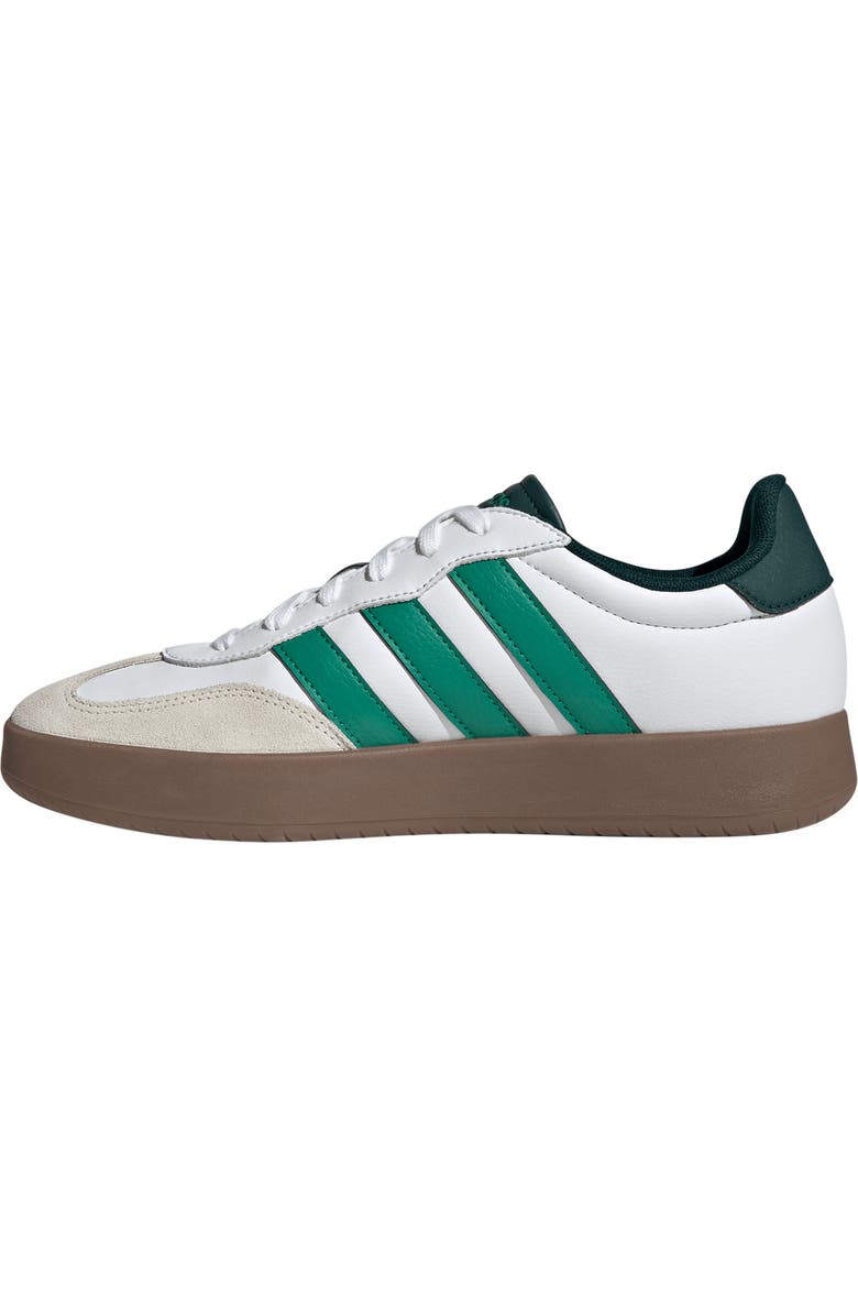 adidas Barreda Low Lace Sneaker, Alternate, color, White/ Green/ Aurora Ivy