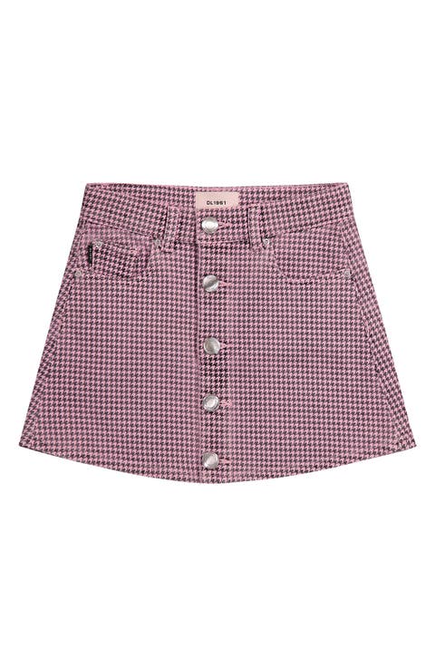 Kids' Jenny Houndstooth Miniskirt