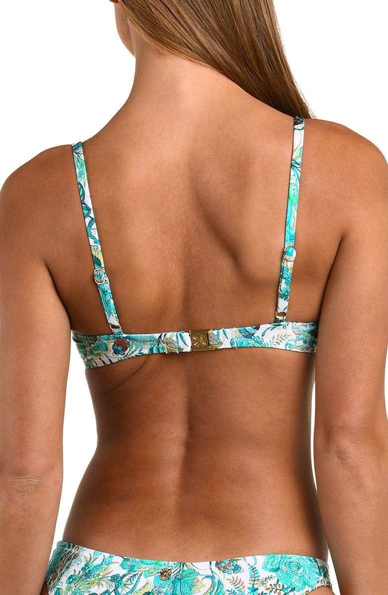 Sunshine 79 Free Spirit Sweetheart Bikini Top, Alternate, color, Blue/ Green Multi