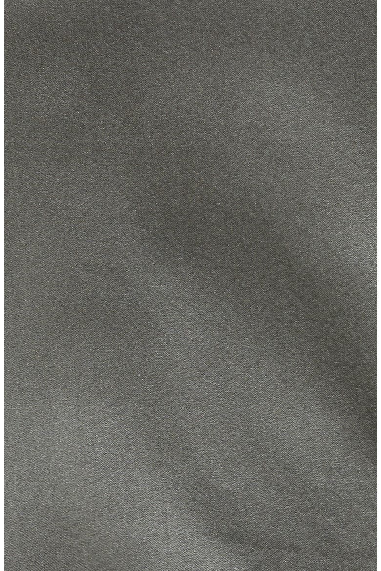 Sandwashed Stretch Silk Sleep Slip, Alternate, color, GUNMETAL