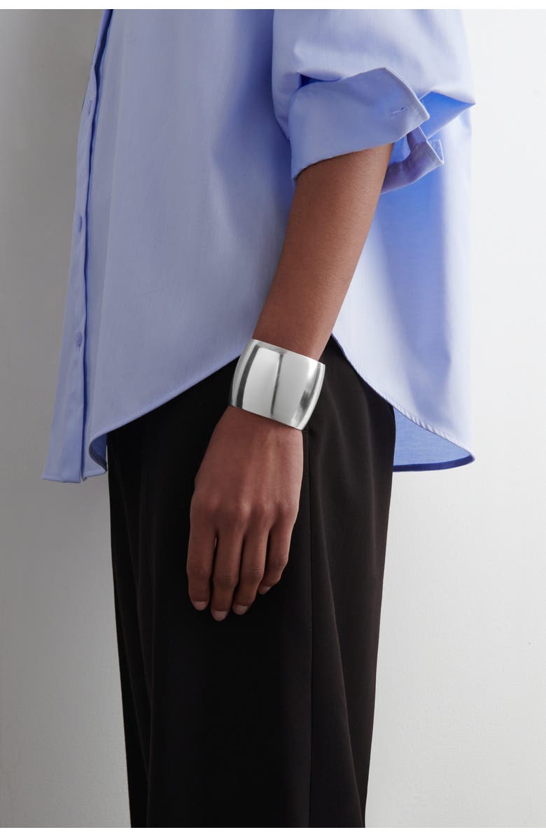 COS Wide Cuff, Main, color, Silver