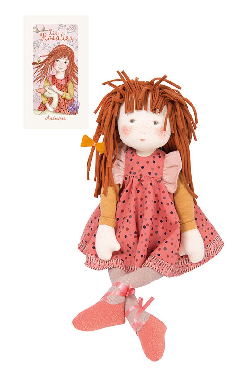 Moulin Roty Anemone The Rosalies, Doll, Alternate, color, Orange