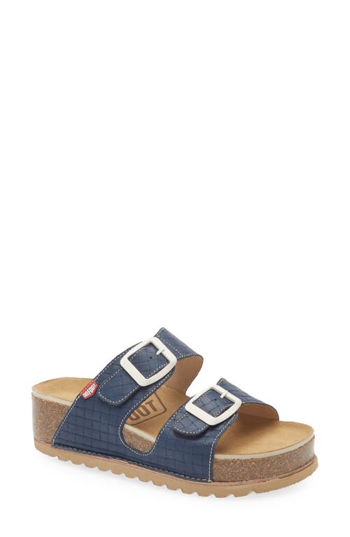 On Foot Naoshima Platform Sandal in Marino 