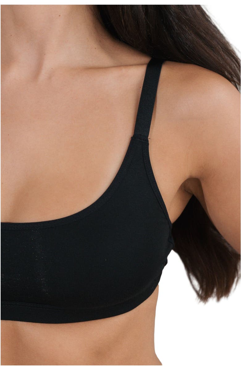 Vitality Vital Scoop Bralette, Alternate, color, Midnight