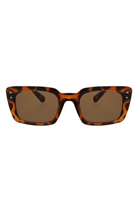 Retro 52mm Rectangle Sunglasses