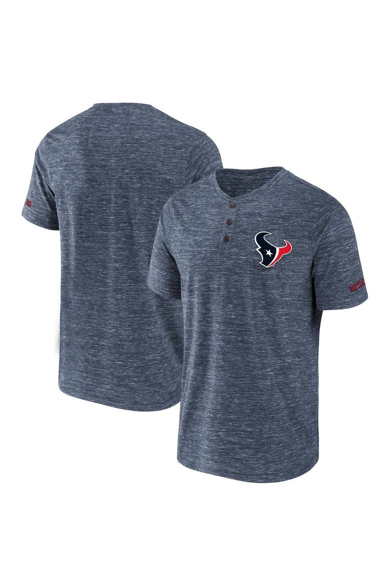Men's NFL x Darius Rucker Collection by Fanatics Navy Houston Texans Slub Henley T-Shirt, Main, color, Navy