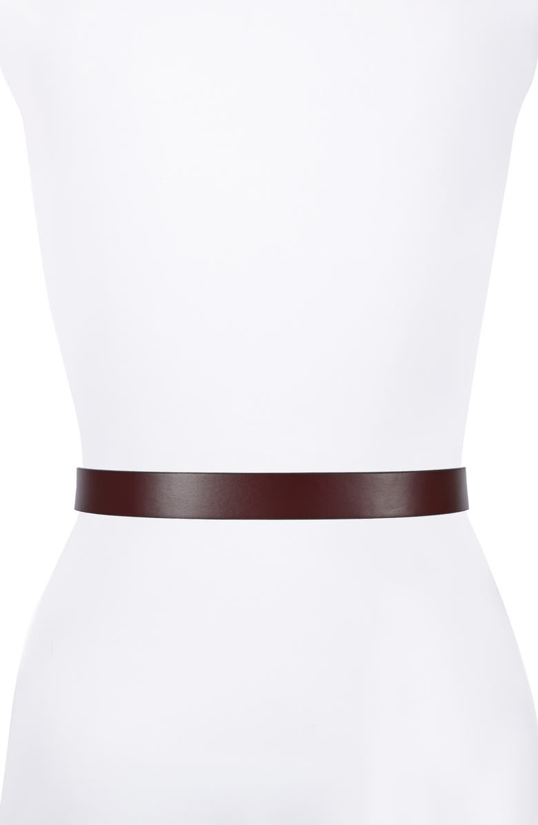 Kate Spade New York reversible leather belt, Alternate, color, Black/Nickel