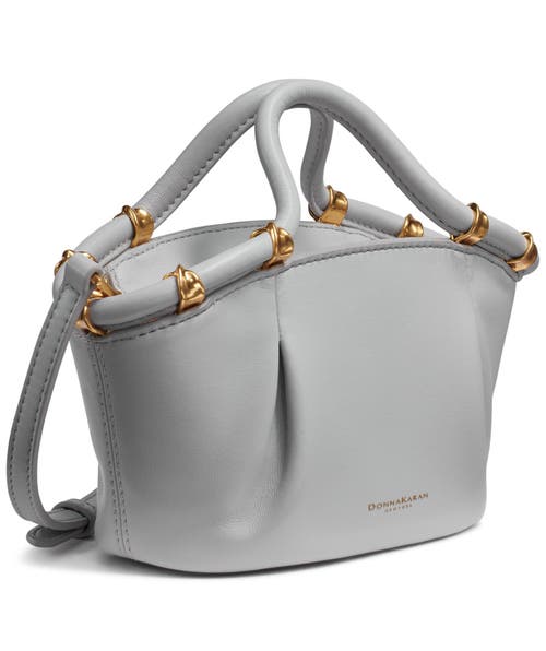 Donna Karan Chiffon Crossbody Bag In Pearl Grey