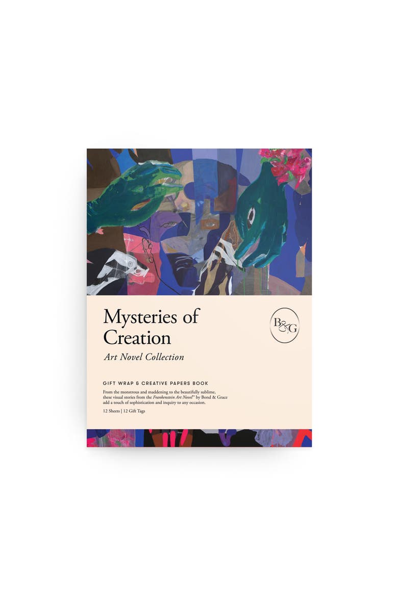 Mysteries of Creation Gift Wrap & Creative Papers, Main, color, Purple