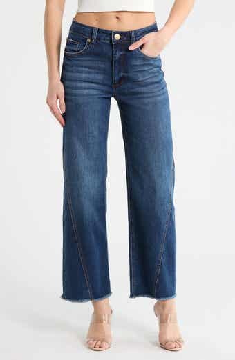 STS Blue Billie High Waist Fray Hem Wide Leg Jeans