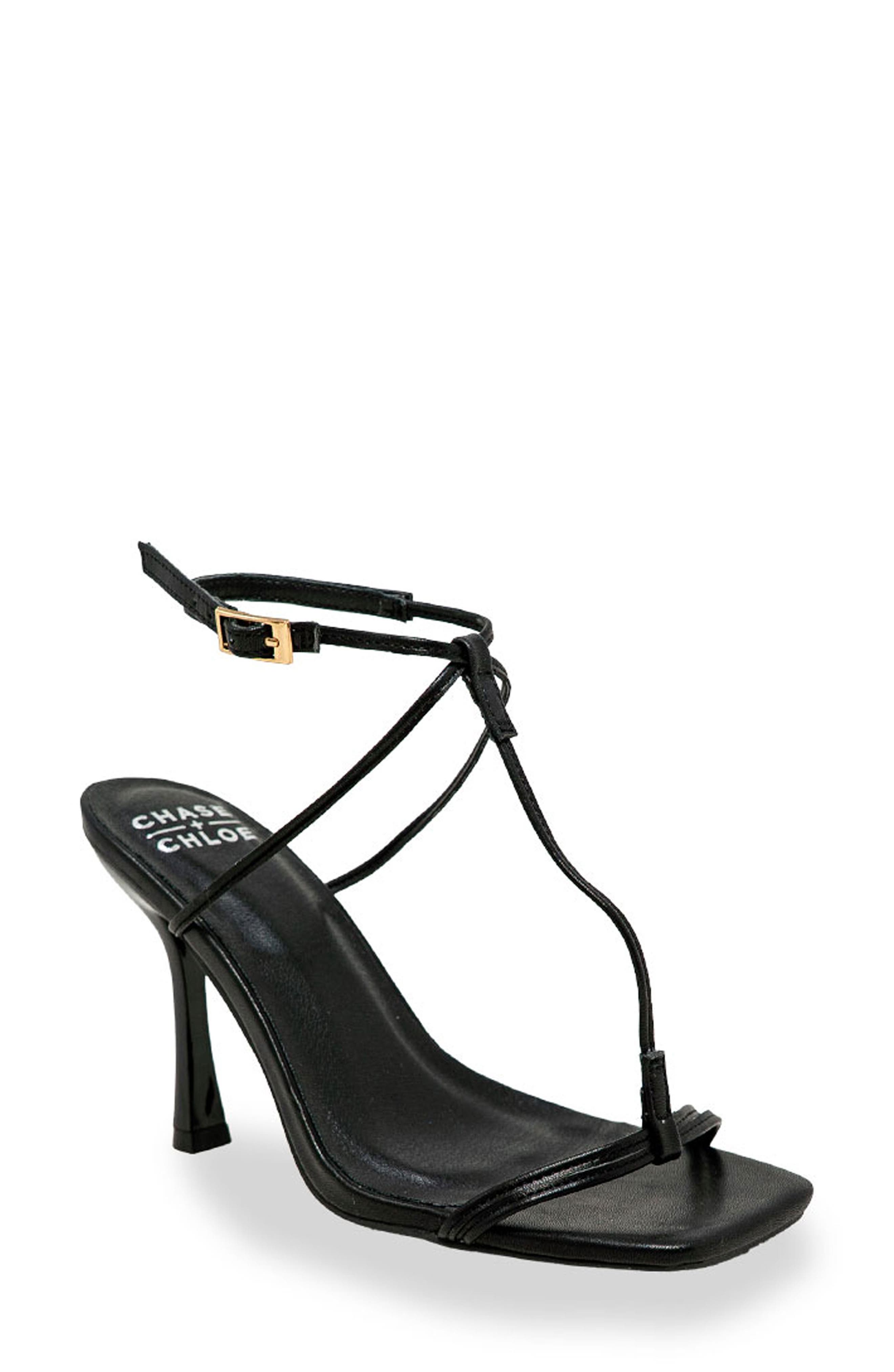 Minimalist Strappy Square Toe Sandal