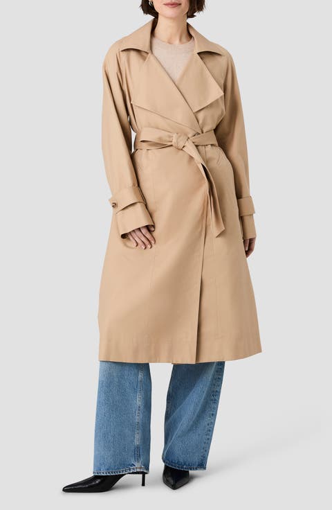 Relaxed Raglan Trench Coat