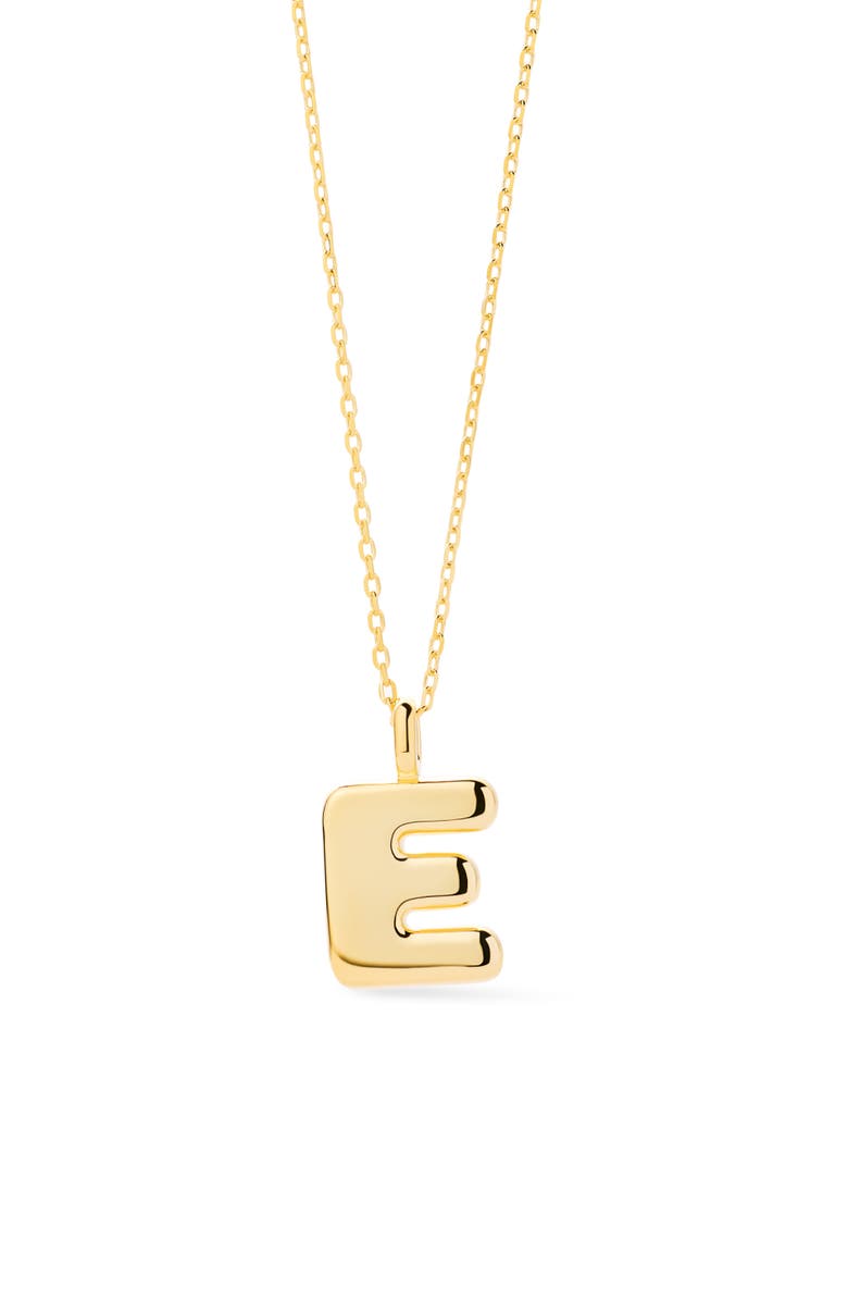 Ana Luisa Letter Necklace - Bubble Letter Necklace, Main, color, E