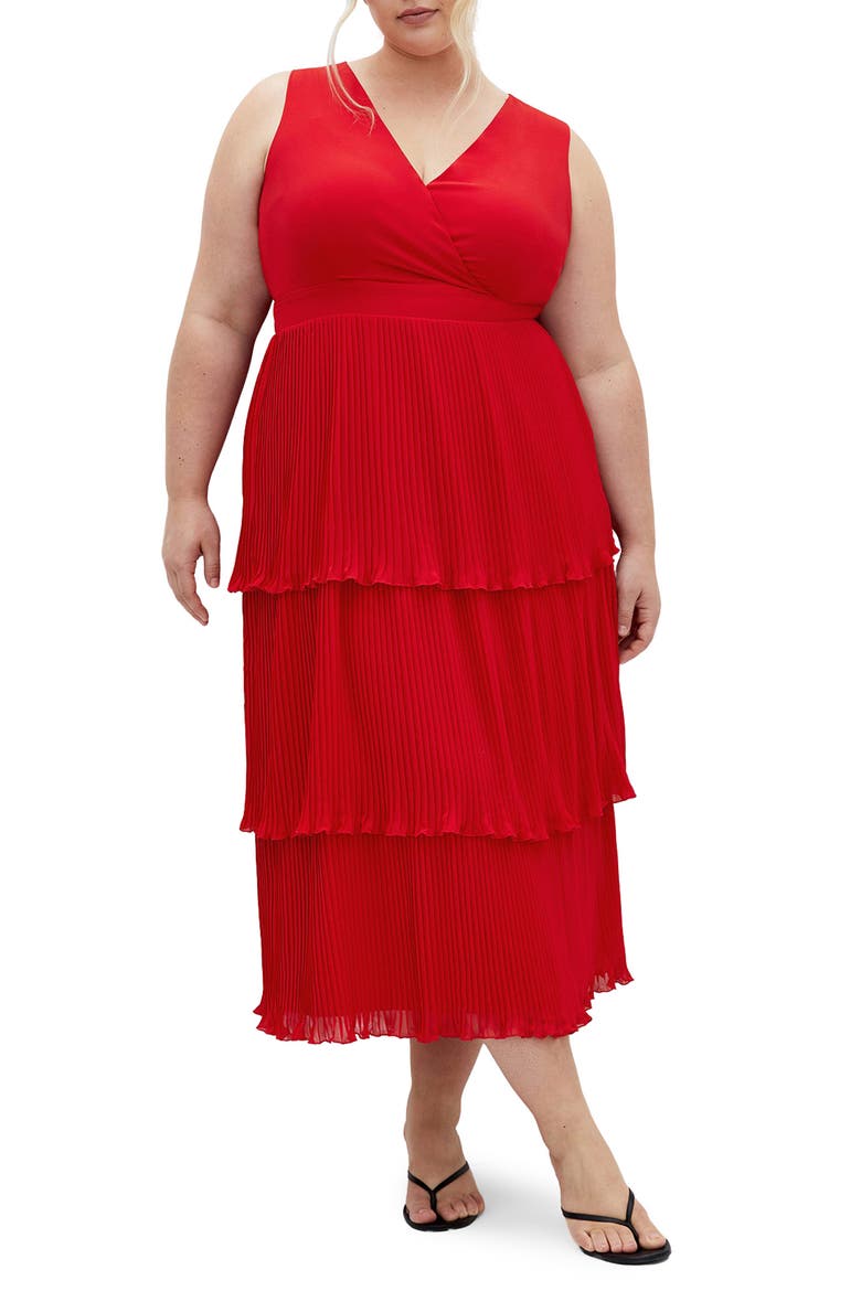 Marlowe Maxi Dress, Main, color, RED
