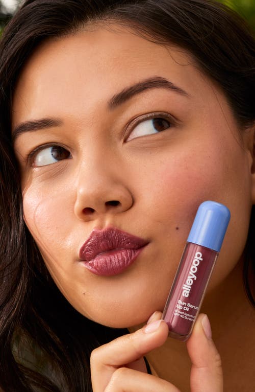 Alleyoop Sun Serum Lip Oil In Gray