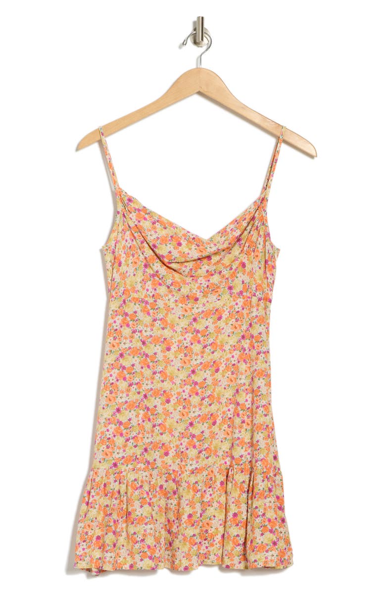 Lush Ruffle Hem Minidress, Alternate, color, 