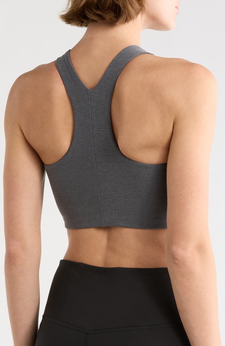 Beyond Yoga Refocus Sports Bra, Alternate, color, True Gray Heather