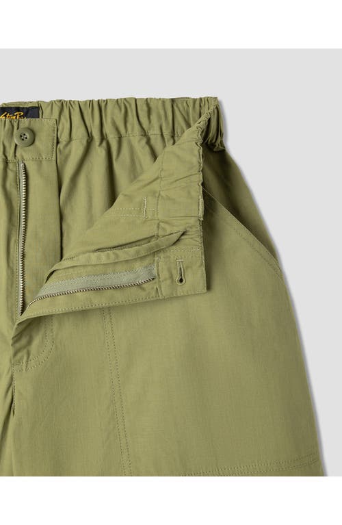 Stan Ray Jungle Cotton Shorts In Olive