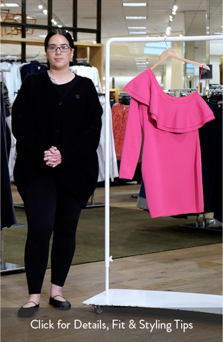 One Shoulder Knit Dress, sales video thumbnail