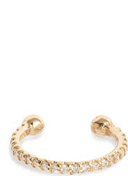 Anzie Single Pavé Diamond Ear Cuff