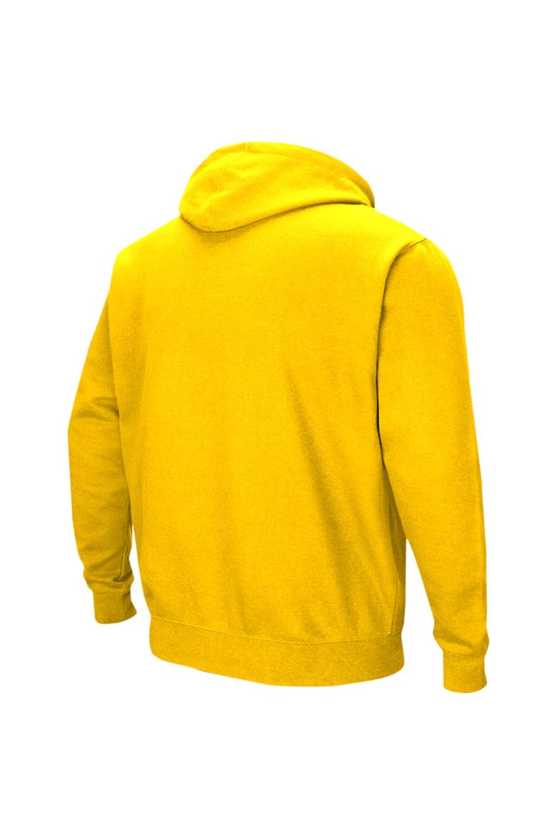 Men's Colosseum Gold LSU Tigers Double Arch Pullover Hoodie, Alternate, color, Gold
