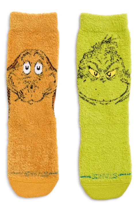 Kids' Grinch & Max Crew Socks (Big Kid)