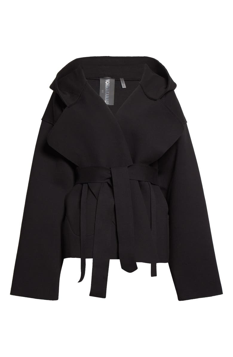 Norma Kamali Oversize Hooded Coat, Alternate, color, 