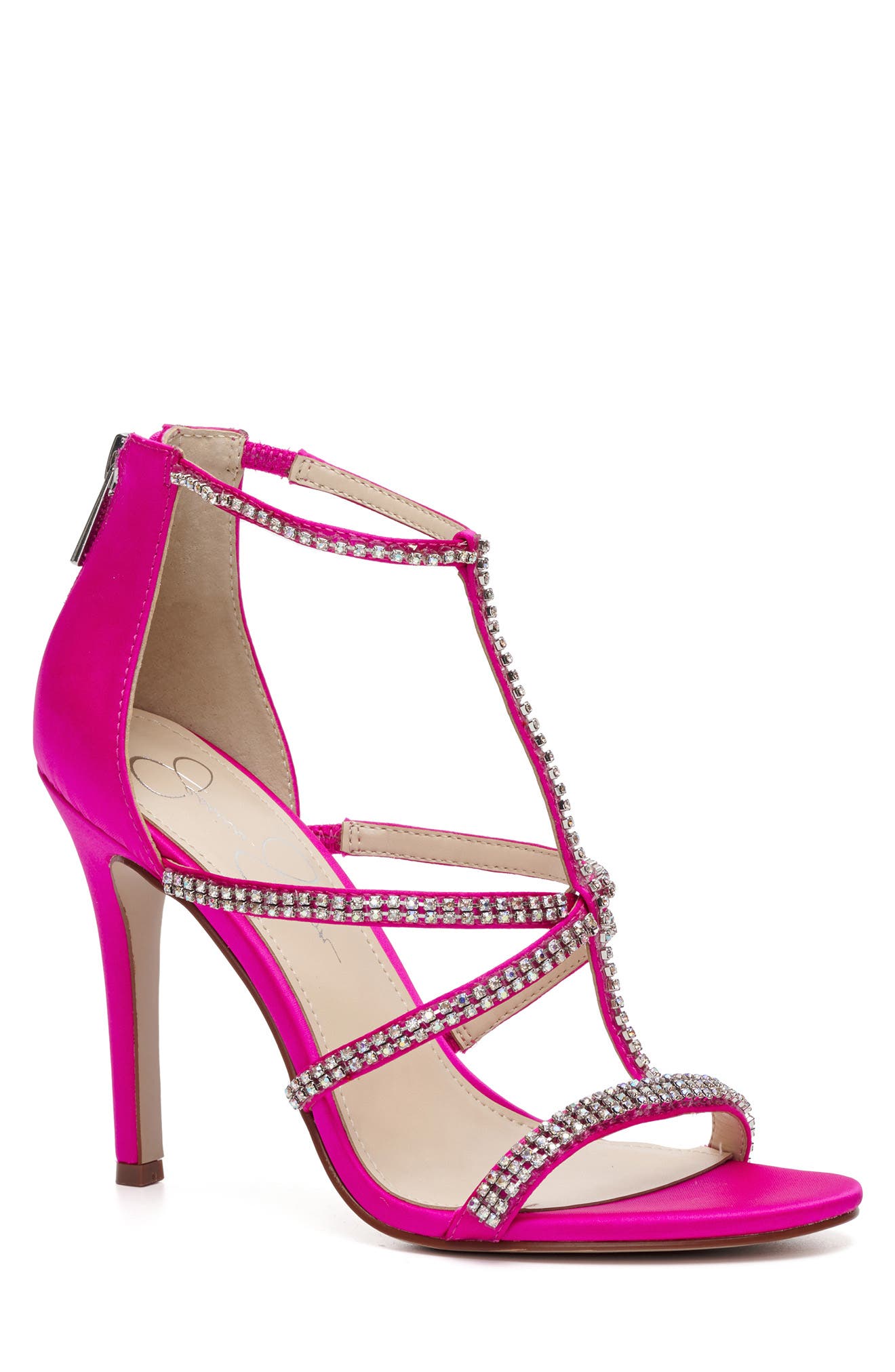 Sidra Strappy Sandal, Main, color, BRIGHTEST PINK