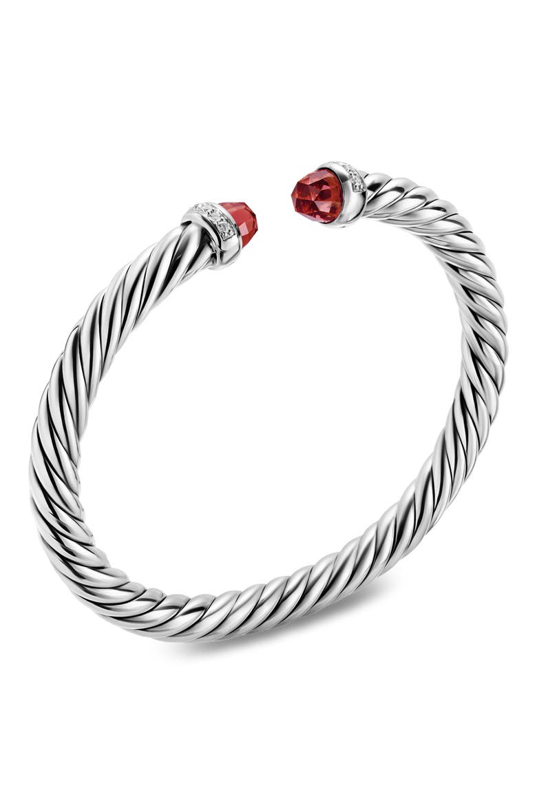 Cable Flex Bracelet, Alternate, color, RHODOLITE GARNET