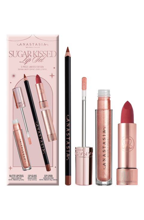 Holiday 3-Piece Lip Set $71 Value