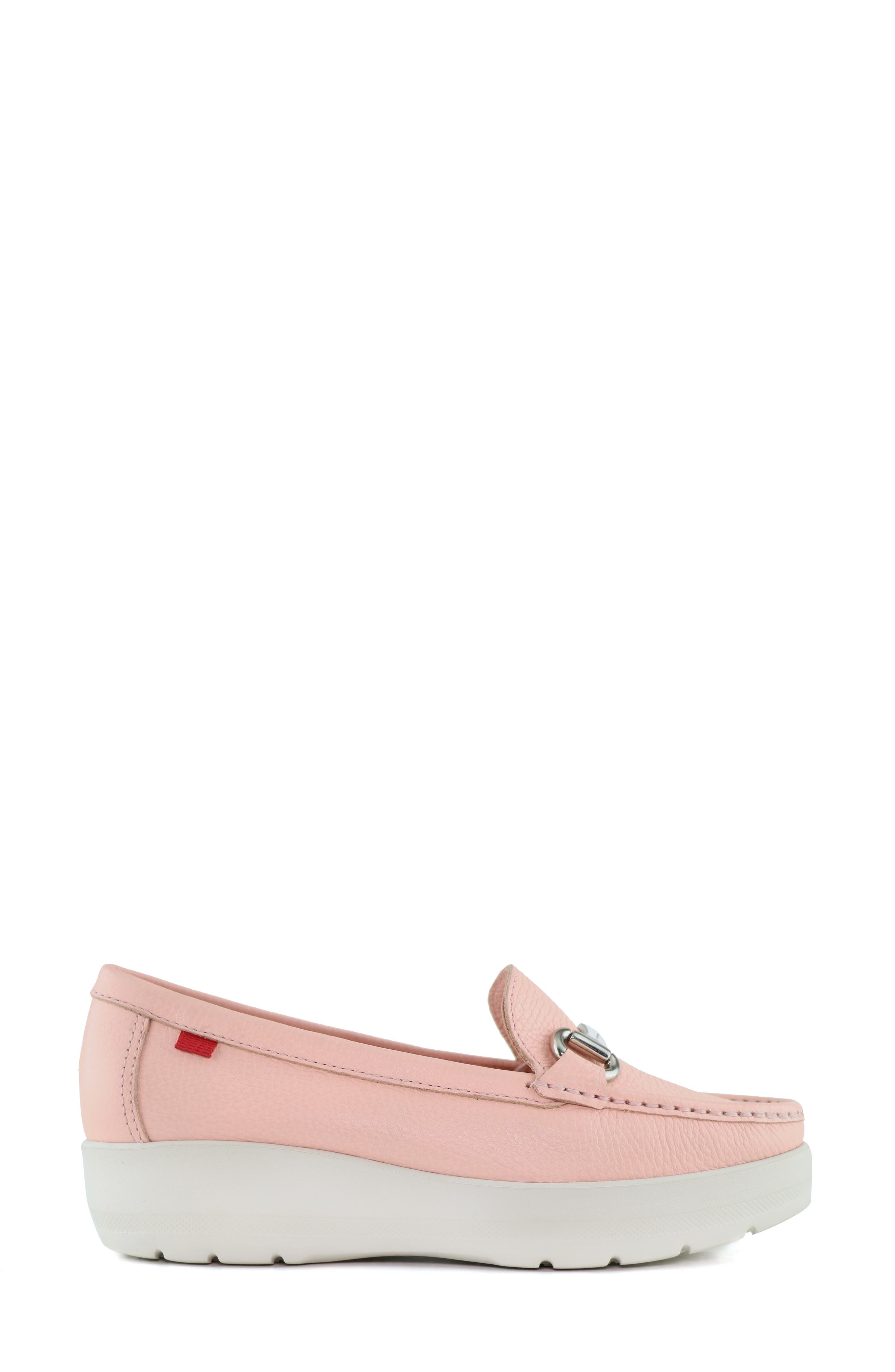 Sunset Ave Platform Loafer, Alternate, color, BABY PINK TUMBLED LEATHER