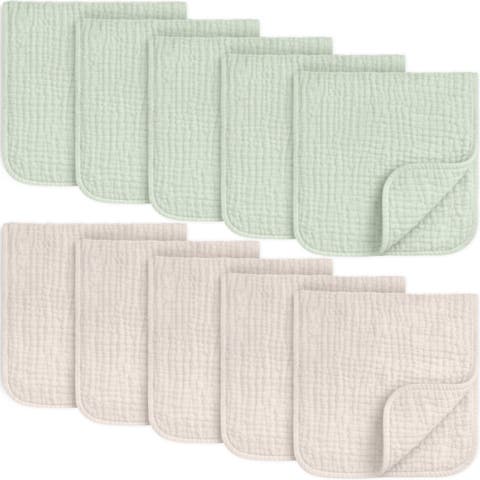 10-Pack Lyra Muslin Burp Cloths