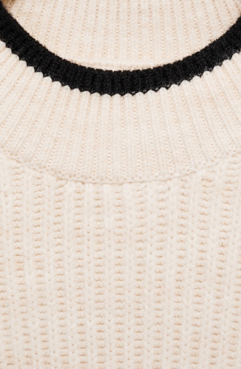 MANGO Perkins Rib Sweater, Alternate, color,