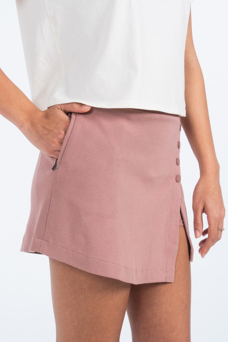 All Square Skort, Alternate, color, Desert Rose