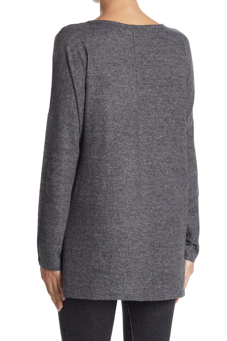 Colorblock Top, Alternate, color, BLACK PRINT 1