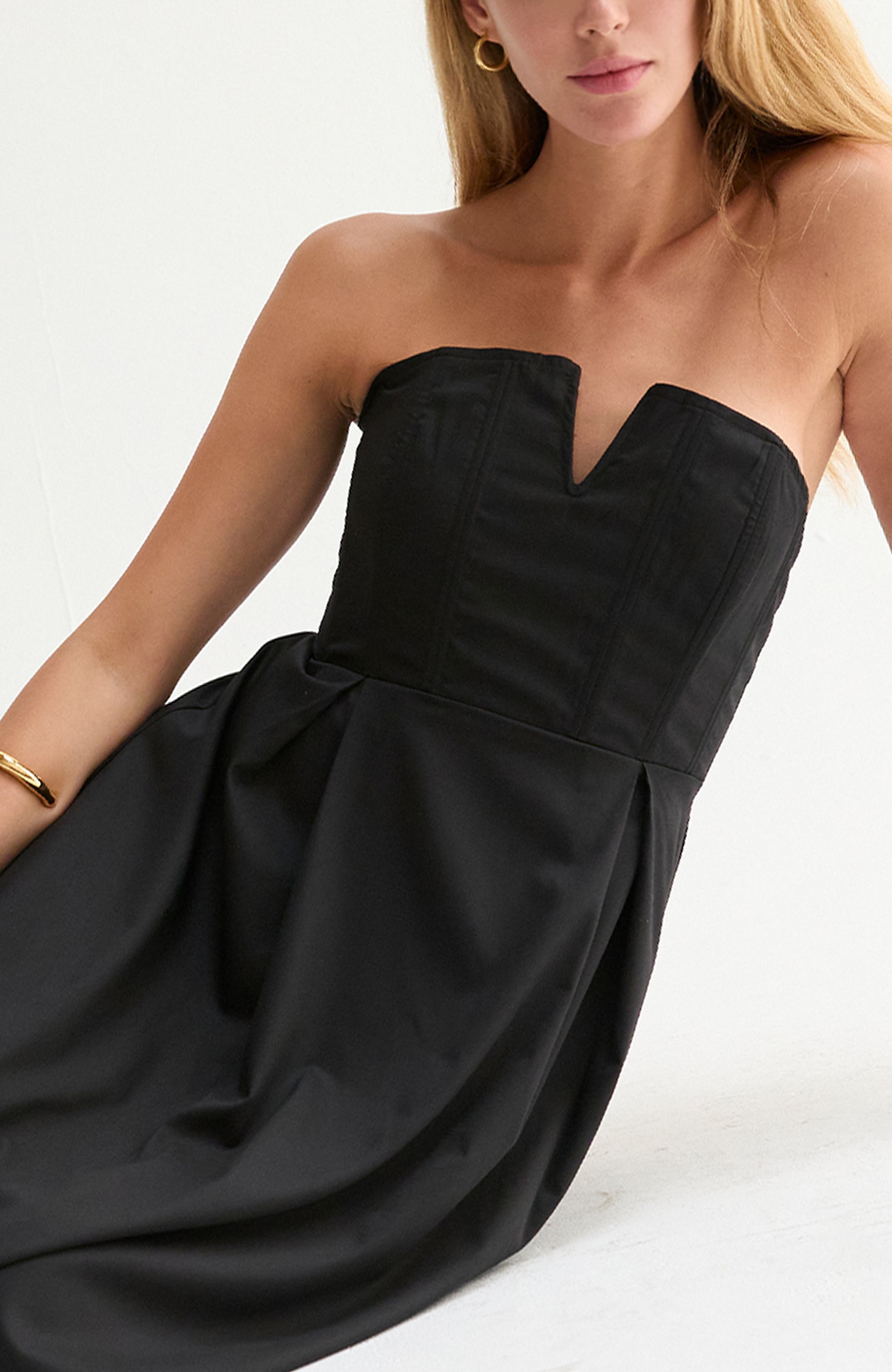 V-wire Modal Blend Midi Dress - image 2