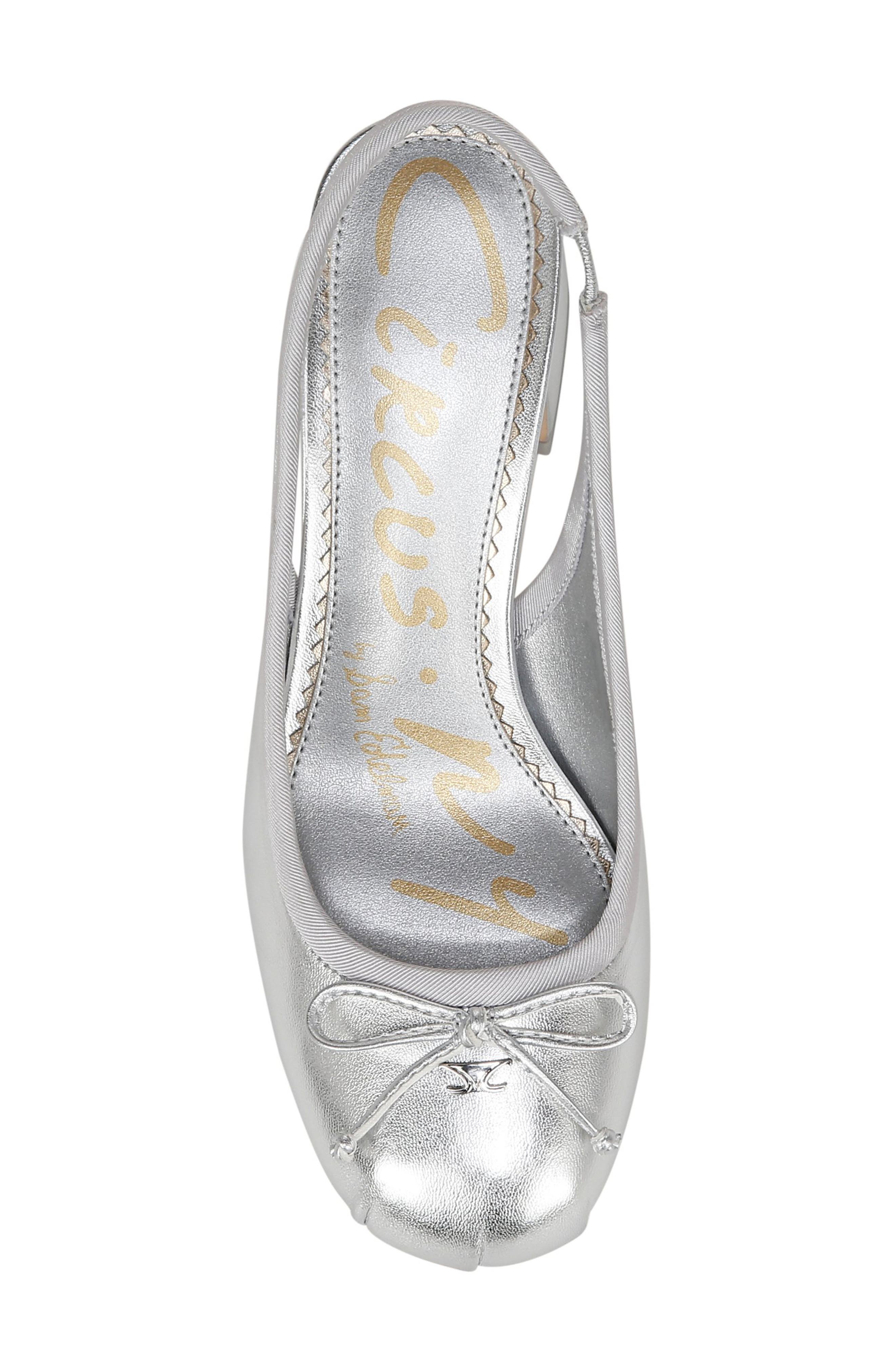 Circus NY by Sam Edelman Diane Slingback Pump, Alternate, color, Soft Silver
