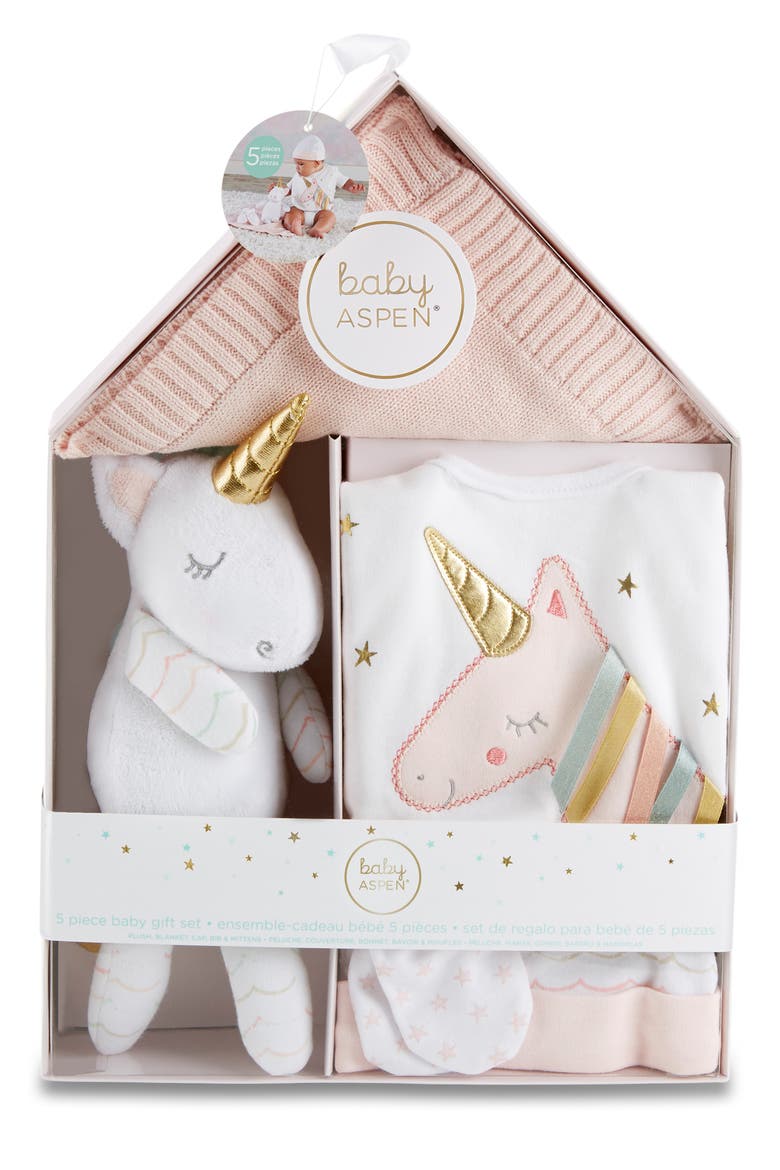 Simply Enchanted 5-Piece Gift Set, Main, color, PINK/ WHITE