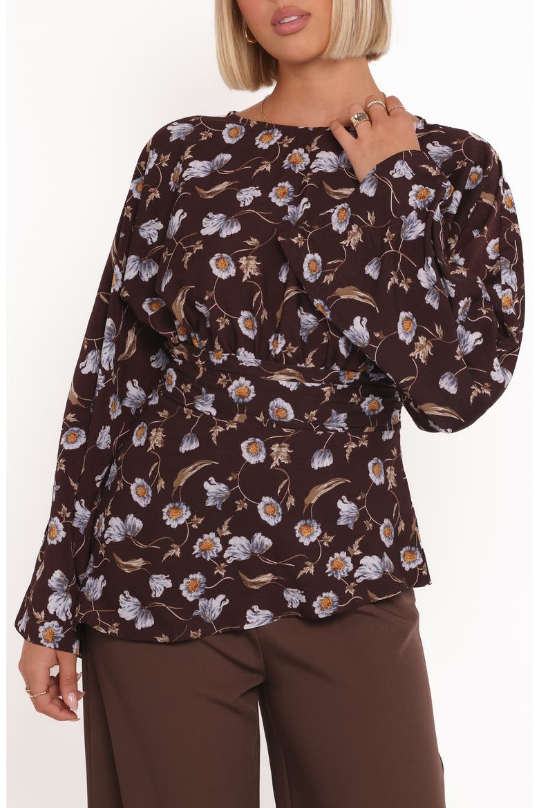 Calantha Floral Top, Main, color, FALL FLORAL