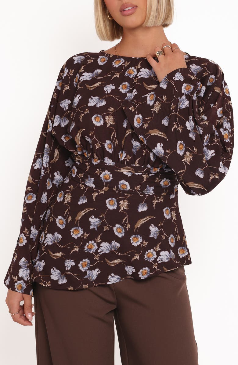 Petal & Pup Calantha Floral Top, Main, color, Fall Floral