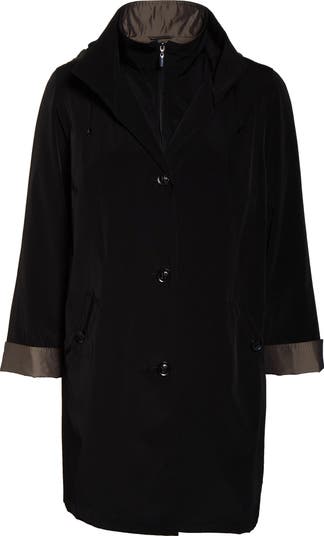 Gallery Hooded Raincoat with Liner Nordstrom