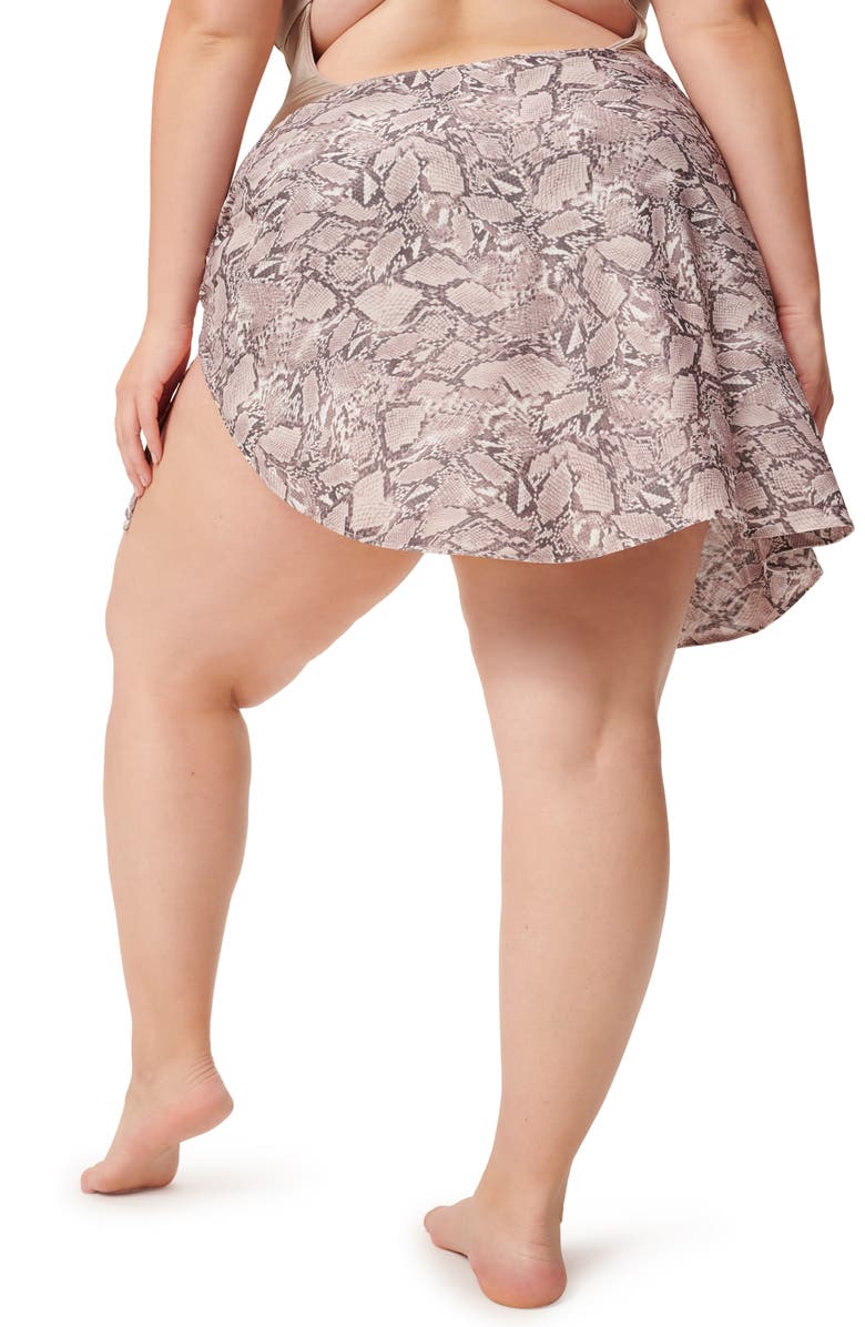 Good American Mesh Sarong Skirt, Alternate, color,