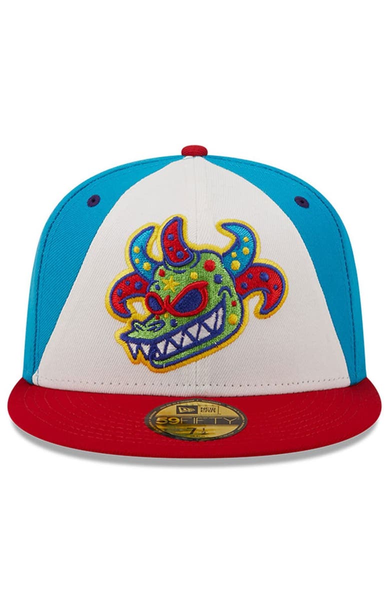 New Era Men's New Era Blue/Red Scranton/Wilkes-Barre Vejigantes Copa de la Diversion 59FIFTY Fitted Hat, Alternate, color, 