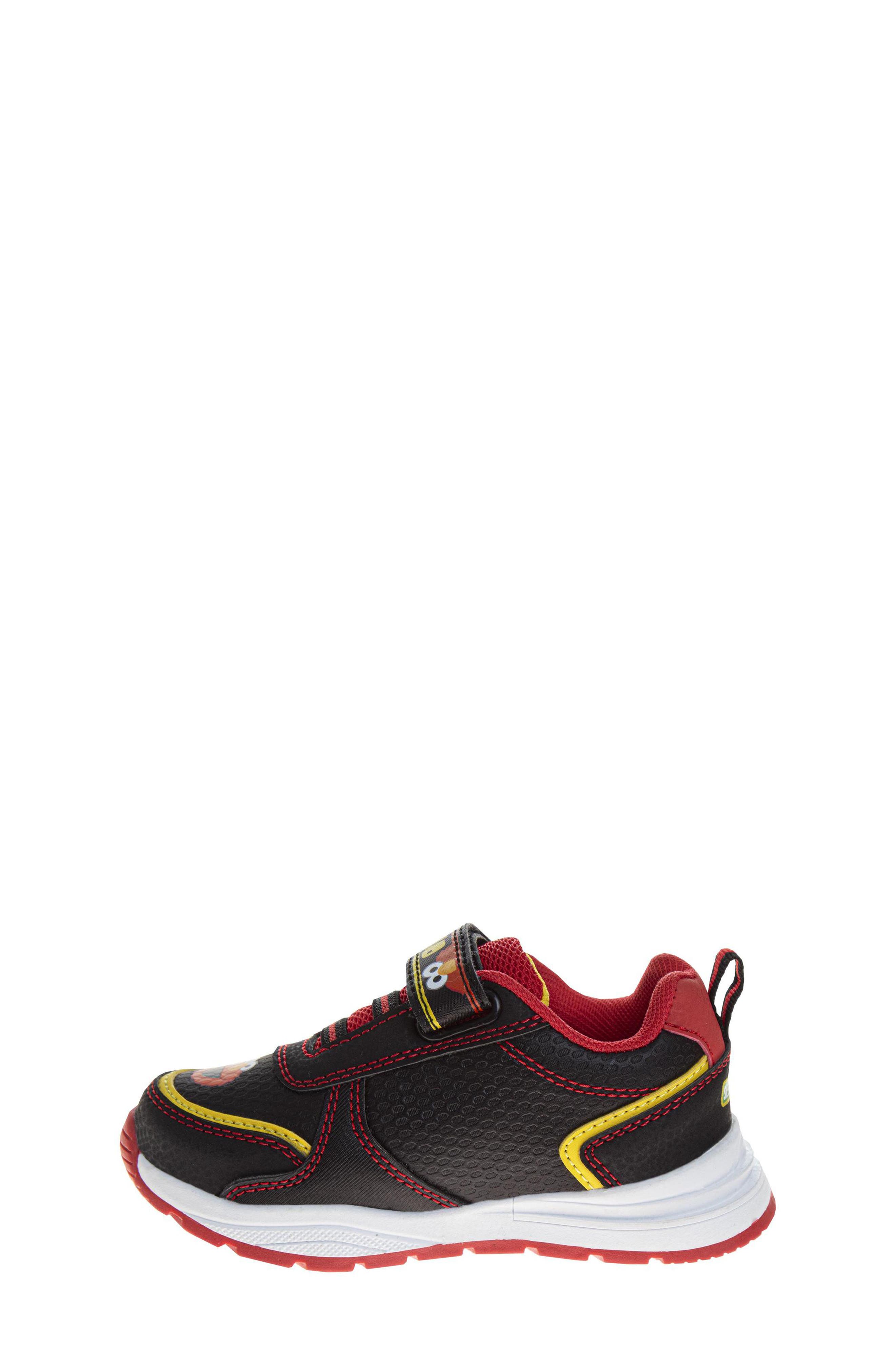 JOSMO Kids' Sesame Street Elmo Light-Up Sneaker, Alternate, color, Black/Red