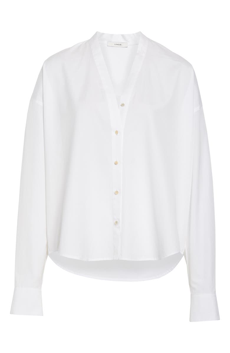 Vince Split Neck Blouse, Alternate, color, 